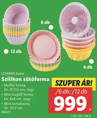 Lidl LIVARNO home Szilikon sütőforma ajánlat