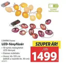 Lidl LIVARNO home LED-fényfüzér ajánlat