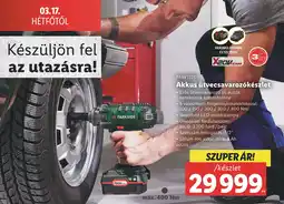 Lidl PARKSIDE Akkus ütvecsavarozókészlet ajánlat