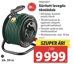 Lidl PARKSIDE Sűrített levegős tömlődob ajánlat