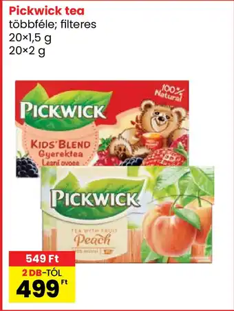 Interspar Pickwick tea ajánlat