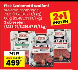 Interspar Pick Szalametti szalámi ajánlat