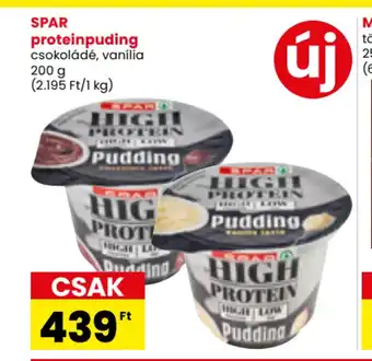 Spar Market SPAR proteinpuding csokoládé, vanília ajánlat