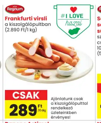 Spar Market Frankfurti virsli ajánlat