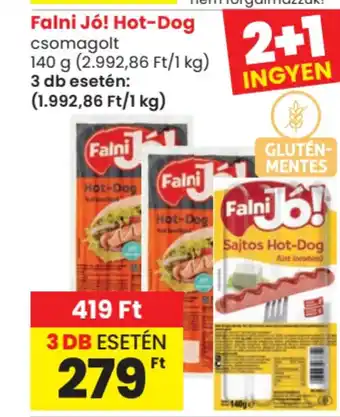 Spar Market Falni Jó! Hot-Dog csomagolt ajánlat