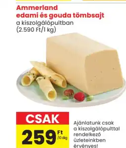 Spar Market Ammerland edami és gouda tömbsajt ajánlat