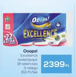 GRoby Ooops! Excellence toalettpapír ajánlat