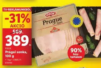 Lidl PIKOK Prágai sonka ajánlat