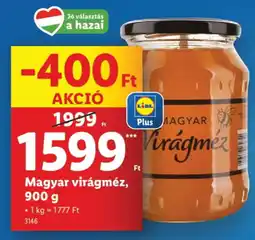 Lidl Magyar virágméz ajánlat