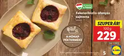 Lidl Feketeribizlis-áfonyás sajttorta ajánlat