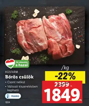 Lidl HÚSFARM Bőrös csülök ajánlat