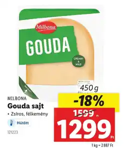 Lidl MILBONA Gouda sajt ajánlat