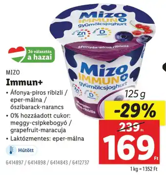 Lidl MIZO Immun+ ajánlat