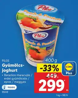 Lidl PILOS Gyümölcs-joghurt ajánlat