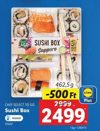 Lidl CHEF SELECT TO GO Sushi Box ajánlat