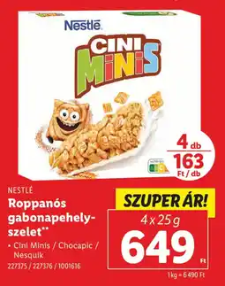 Lidl NESTLÉ Roppanós gabonapehely-szelet ajánlat