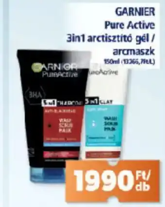 Goods Market GARNIER Pure Active 3in1 arctisztító gél ajánlat