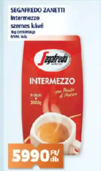 Goods Market Segafredo zanetti intermezzo szemes kávé ajánlat