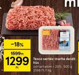 Tesco Tesco sertés-marha darált hús ajánlat