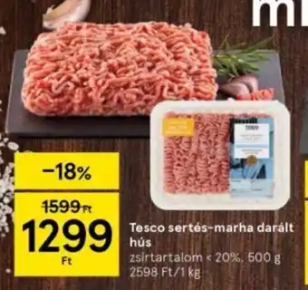 Tesco Tesco sertés-marha darált hús ajánlat