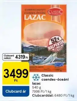 Tesco Classic csendes-óceáni lazac ajánlat