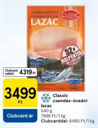 Tesco Classic csendes-óceáni lazac ajánlat