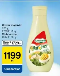 Tesco Univer majonéz ajánlat