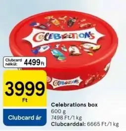 Tesco Celebrations box ajánlat