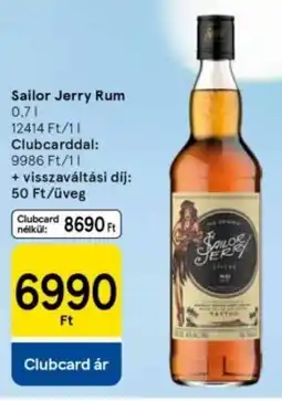 Tesco Sailor Jerry Rum ajánlat