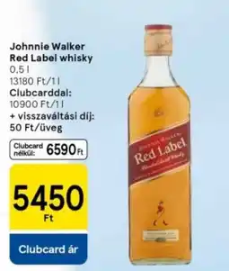 Tesco Johnnie Walker Red Label whisky ajánlat