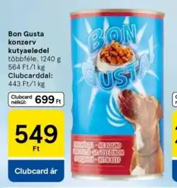 Tesco Bon Gusta konzerv kutyaeledel ajánlat