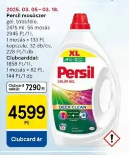 Tesco Persil mosószer ajánlat