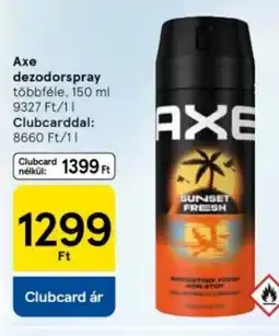 Tesco Axe dezodorspray ajánlat