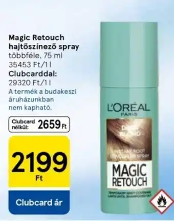 Tesco Magic Retouch hajtőszínező spray ajánlat