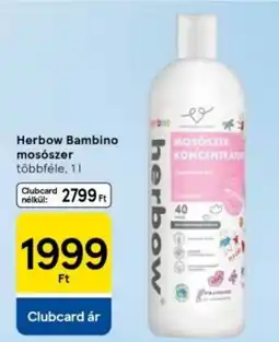 Tesco Herbow Bambino mosószer ajánlat