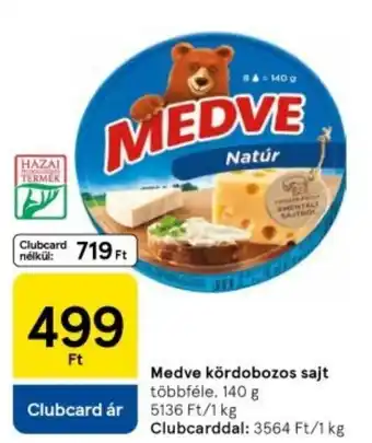 Tesco Medve kördobozos sajt ajánlat