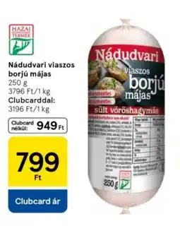 Tesco Nádudvari viaszos borjú májas ajánlat