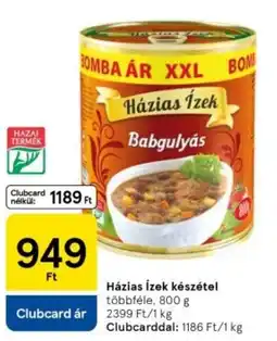 Tesco Házias ízek készétel ajánlat