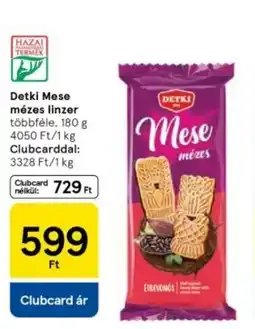 Tesco Detki Mese mézes linzer ajánlat