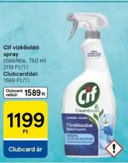 Tesco Cif vízkőoldó spray ajánlat