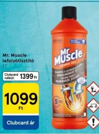 Tesco Mr. Muscle lefolyótisztító ajánlat