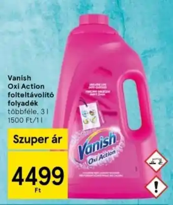 Tesco Vanish Oxi Action folteltávolító folyadék ajánlat