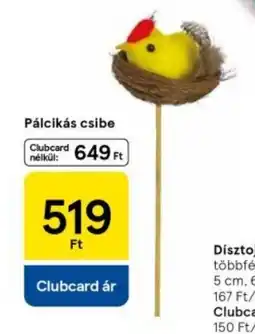 Tesco Pálcikás csibe ajánlat