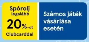 Tesco Számos játék vásárlása esetén ajánlat