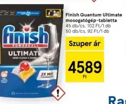 Tesco Finish Quantum Ultimate mosogatógép-tabletta ajánlat