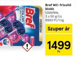 Tesco Bref WC-frissítő blokk ajánlat