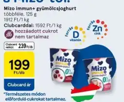 Tesco Mizo immun+ gyümölcsjoghurt ajánlat