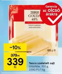 Tesco Tesco szeletelt sajt ajánlat