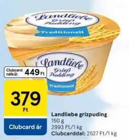 Tesco Landliebe grizpuding ajánlat