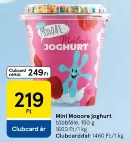 Tesco Mini Mooore joghurt ajánlat